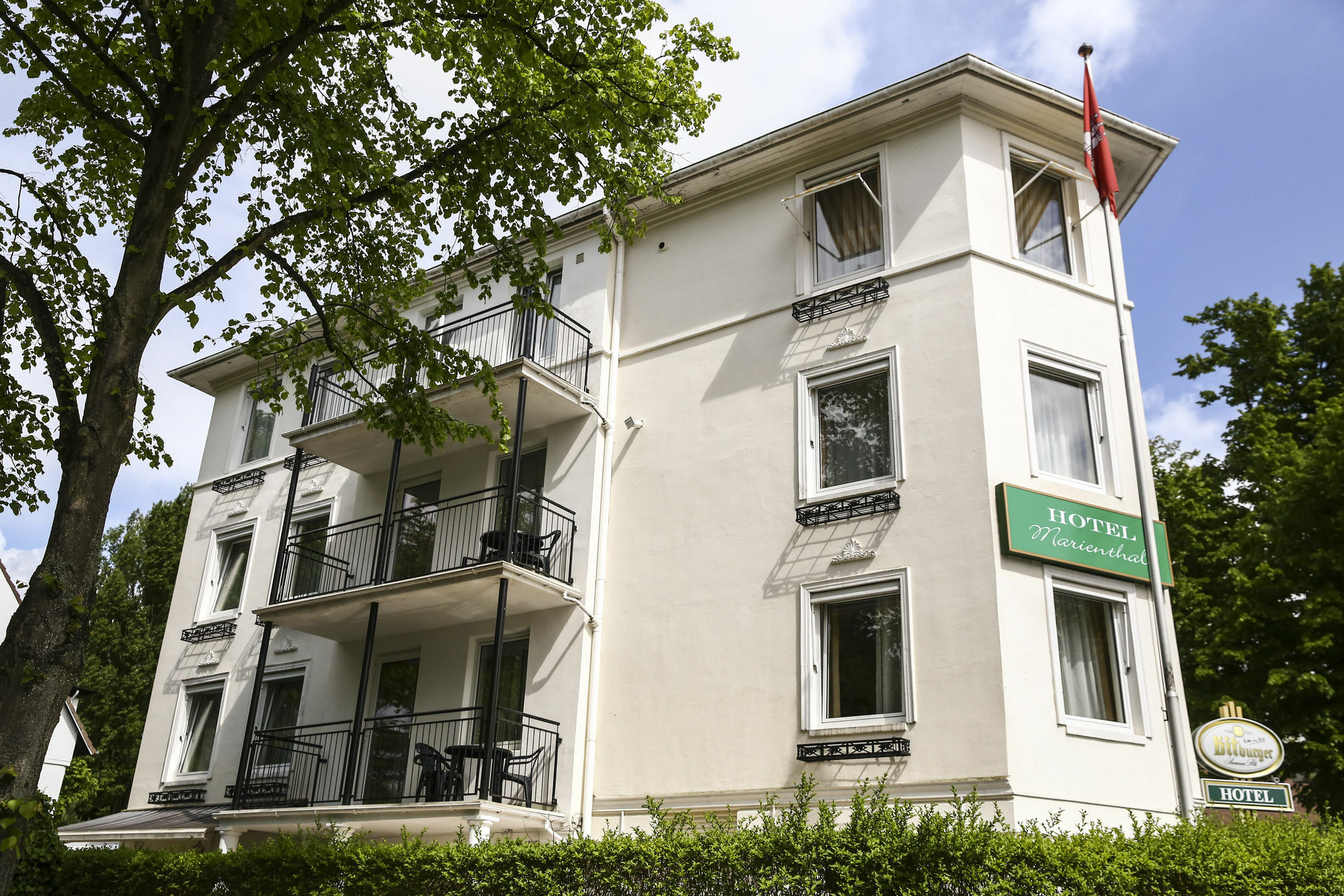 Hotel Marienthal Garni Hamburg Exterior photo